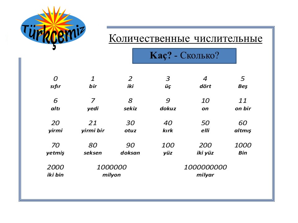 КОЛИЧЕСТВЕННЫЕ ЧИСЛИТЕЛЬНЫЕ